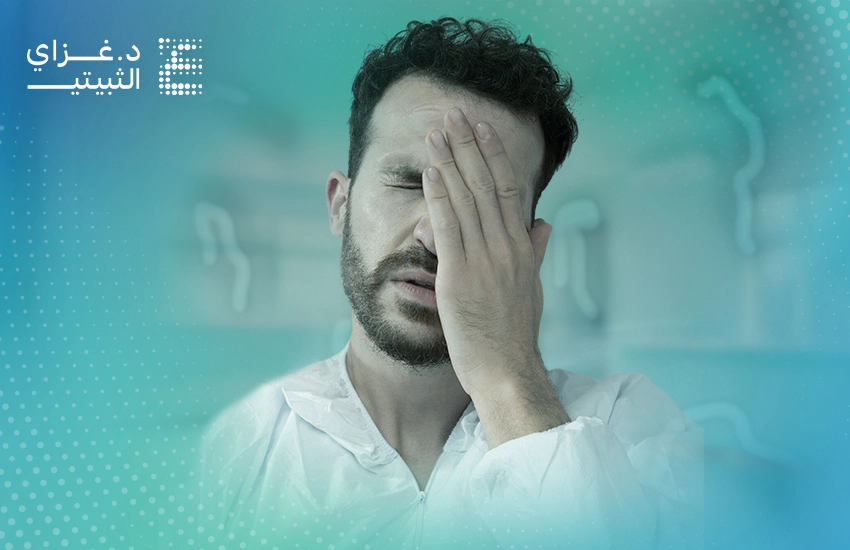 رؤية خيالات سوداء أمام العين