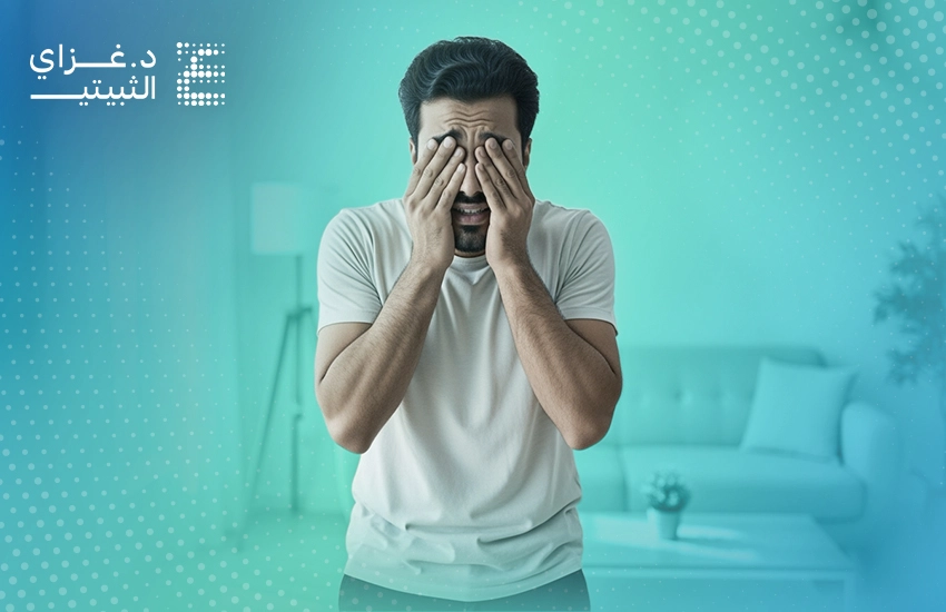 أعراض جلطة العين