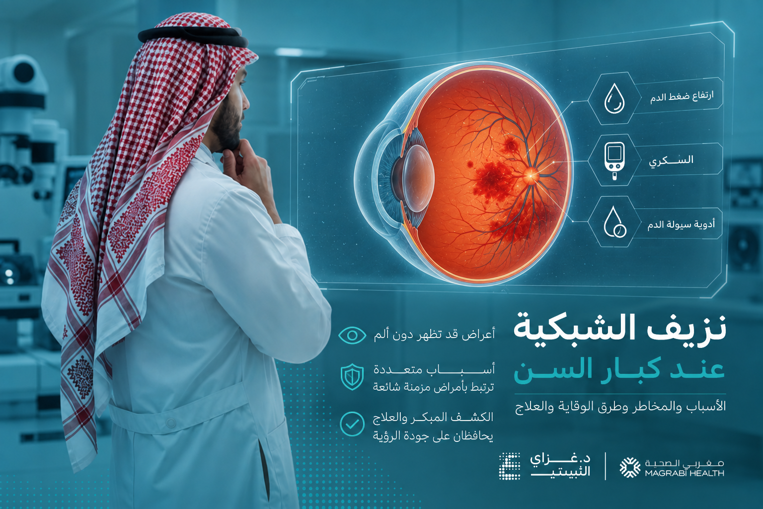 نزيف الشبكية عند كبار السن - الأسباب والمخاطر